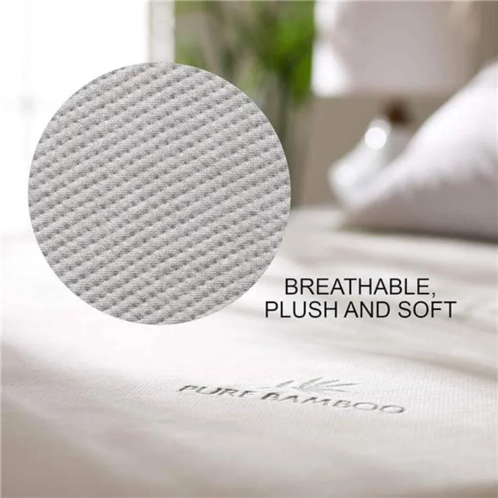 Queen Mattress Protector, Waterproof - Viscose Derived from Bamboo Breathable